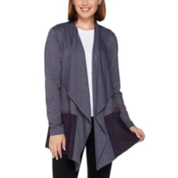 🎉HOST PICK LOGO Lounge by Lori Goldstein Cardigan - Picture 2 of 9